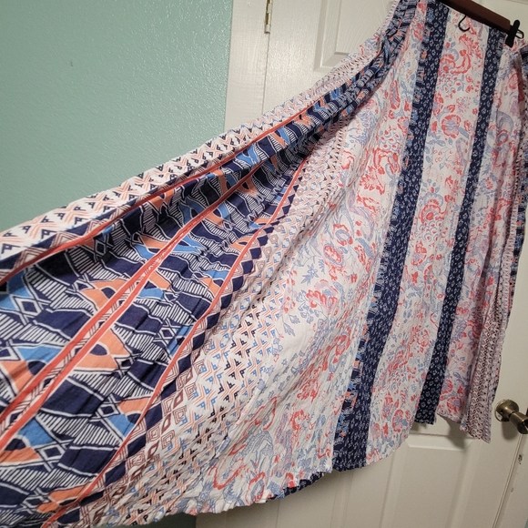 Choices' multi-print cotton skirt - Picture 5 of 7